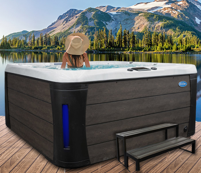 Calspas hot tub being used in a family setting - hot tubs spas for sale Pawtucket